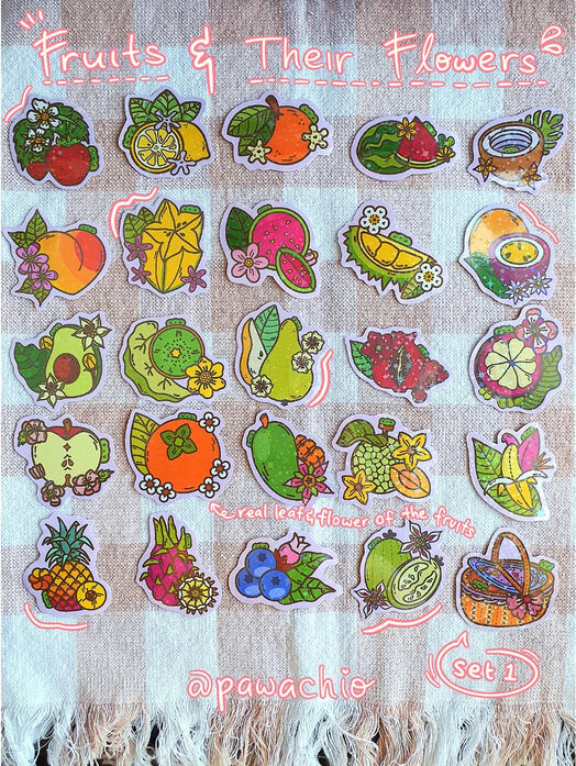 Fruits &amp; Their Flowers [1]